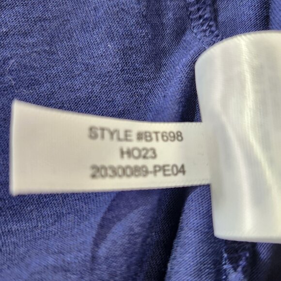 J.Crew Navy Blue Short Sleeve T-Shirt Cotton & Lyocell Blend Womens Size S - Picture 13 of 13